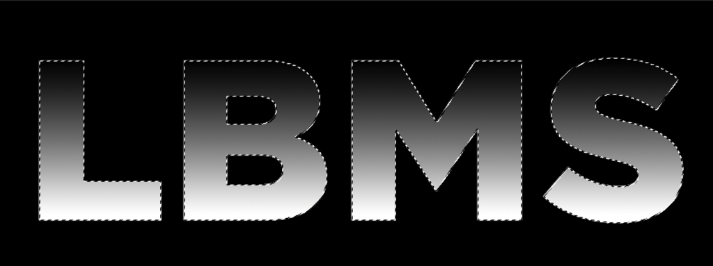 LBMS with black to white gradient